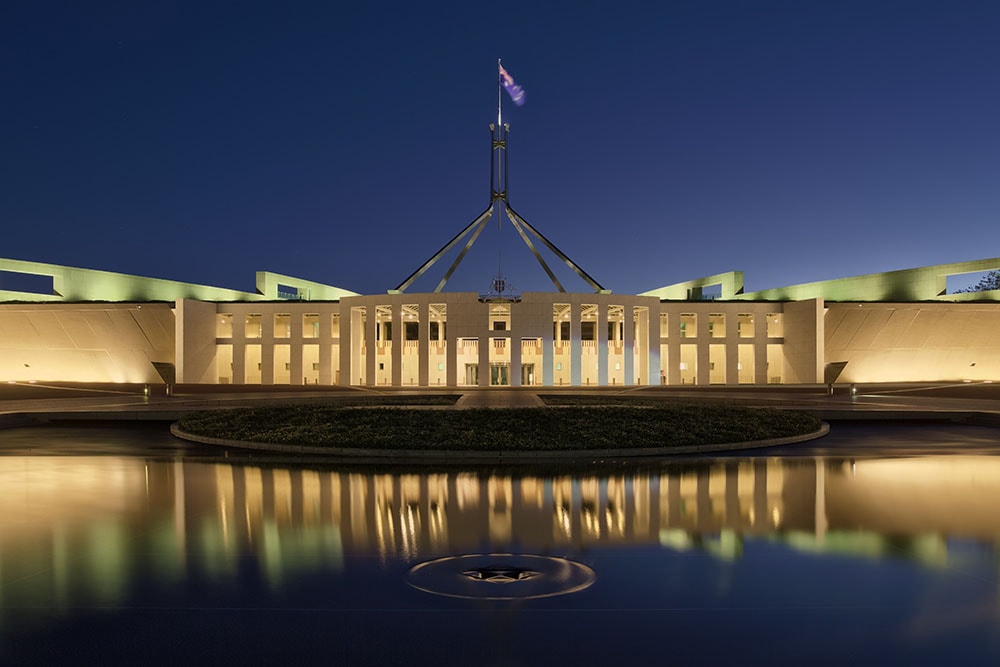 Photo of Parliament House at Night
