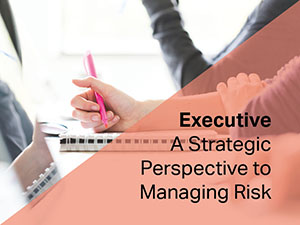 Executive a strategic perspective to managing risk