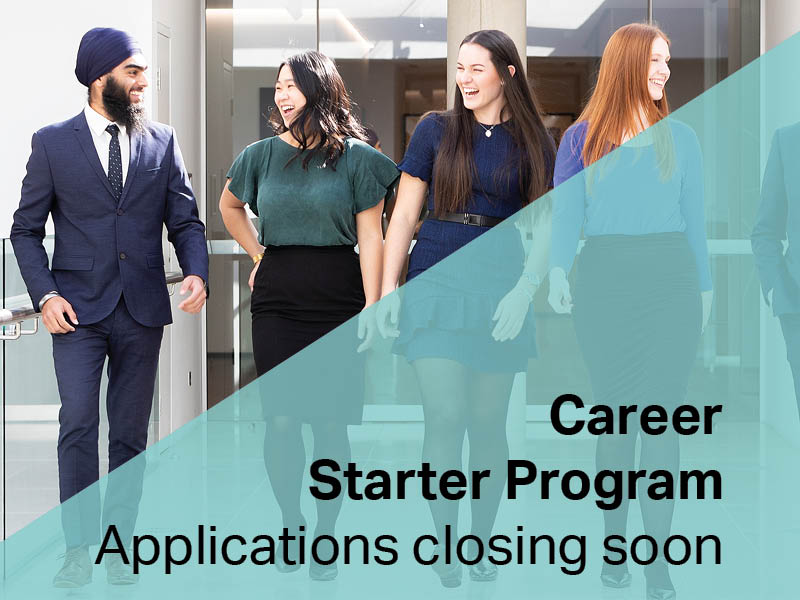 Career Starter Program - Applications closing soon