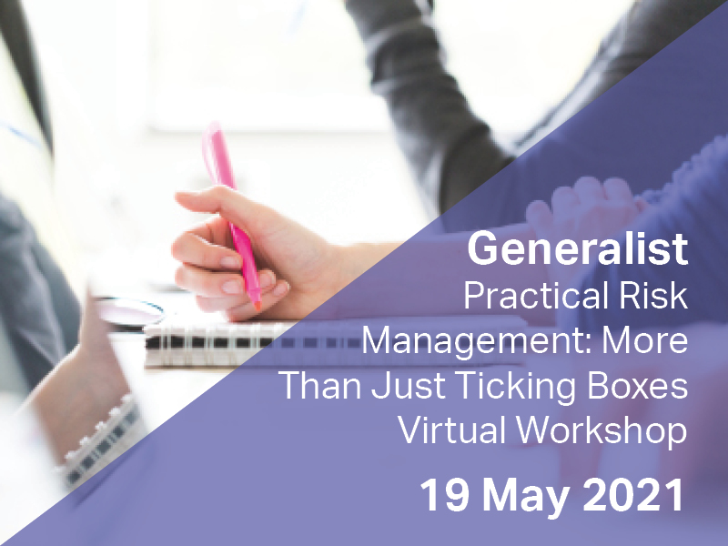Generalist Practical Risk Management Virtual Workshop image