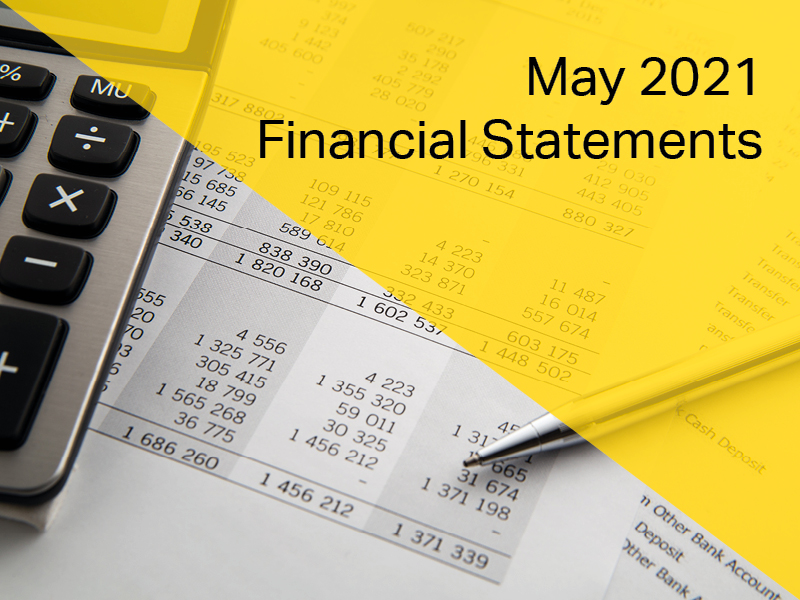 Monthly Financial Statements April 2021