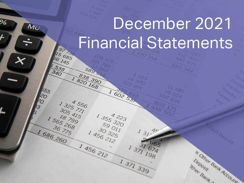 Financial Statements December 2021