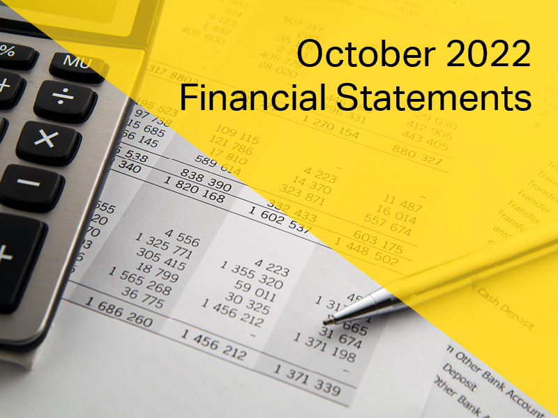 Financial Statements October 2022
