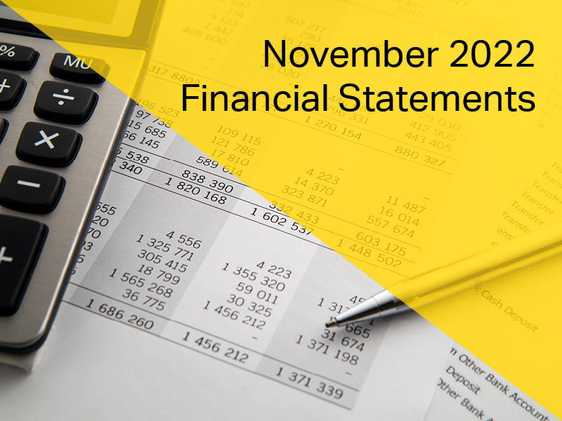 Australian Government General Government Sector Monthly Financial Statements  November 2022