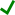 Green tick