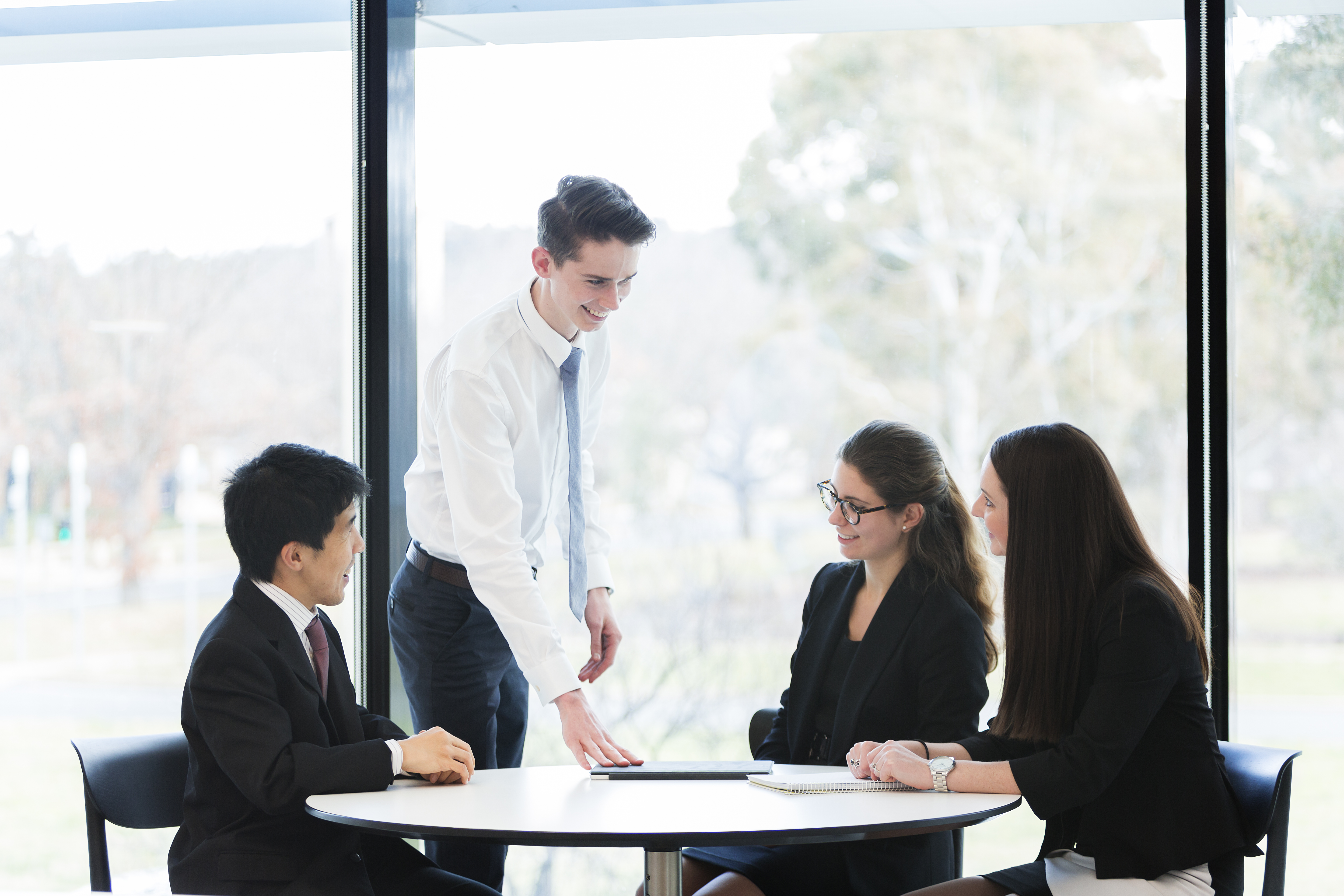 Four APS professionals in discussion