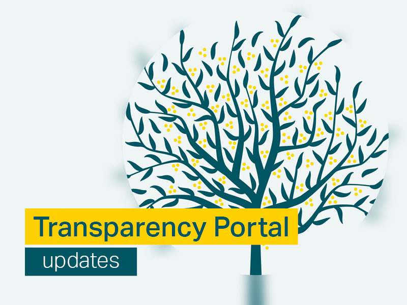 Transparency Portal - updates