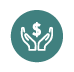 hands holding a dollar sign