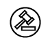 gavel icon - legislation