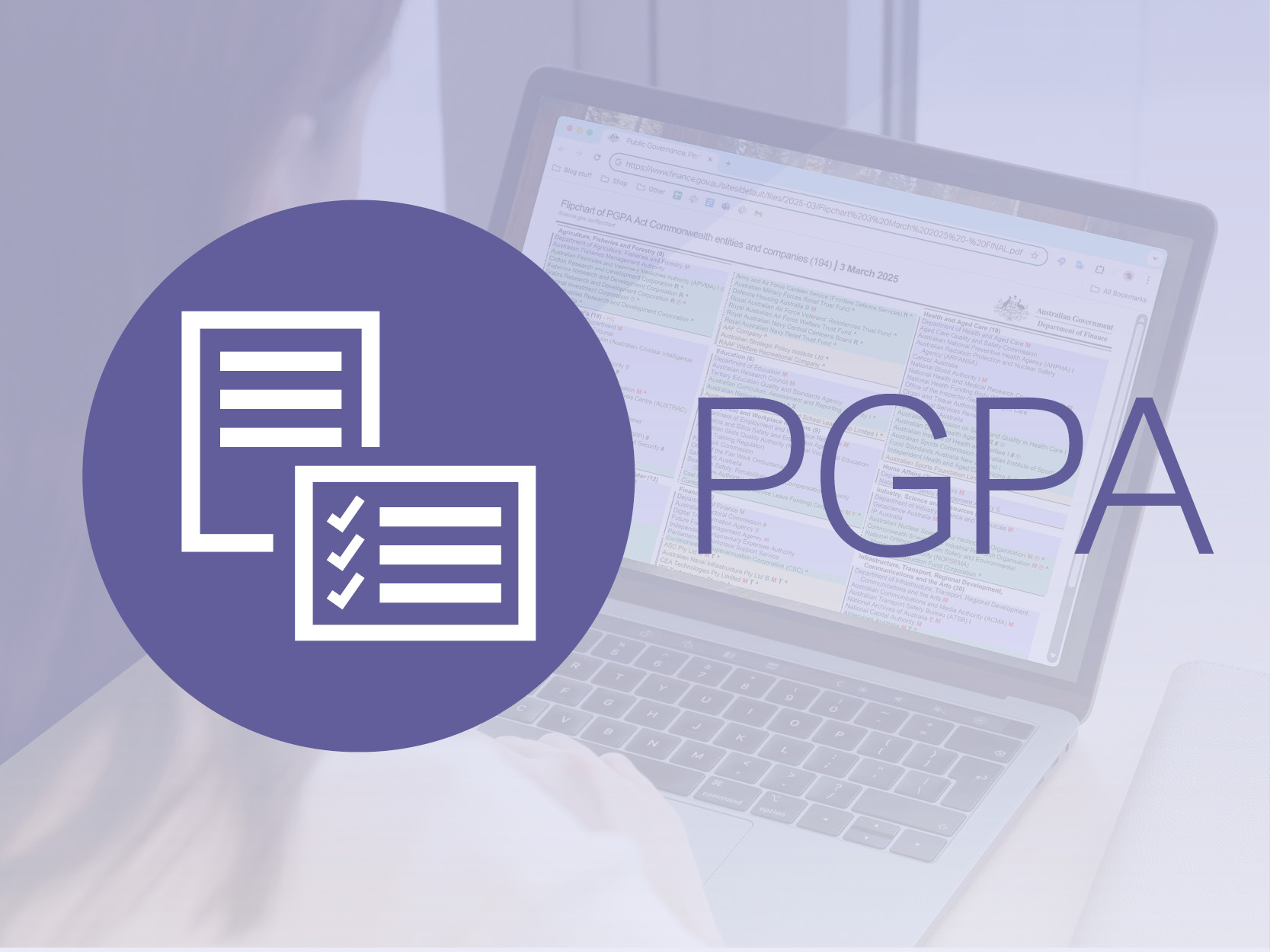 PGPA Flipchart and List Updates