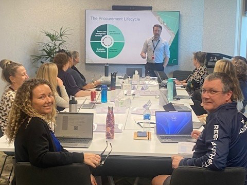 Procurement training group photo