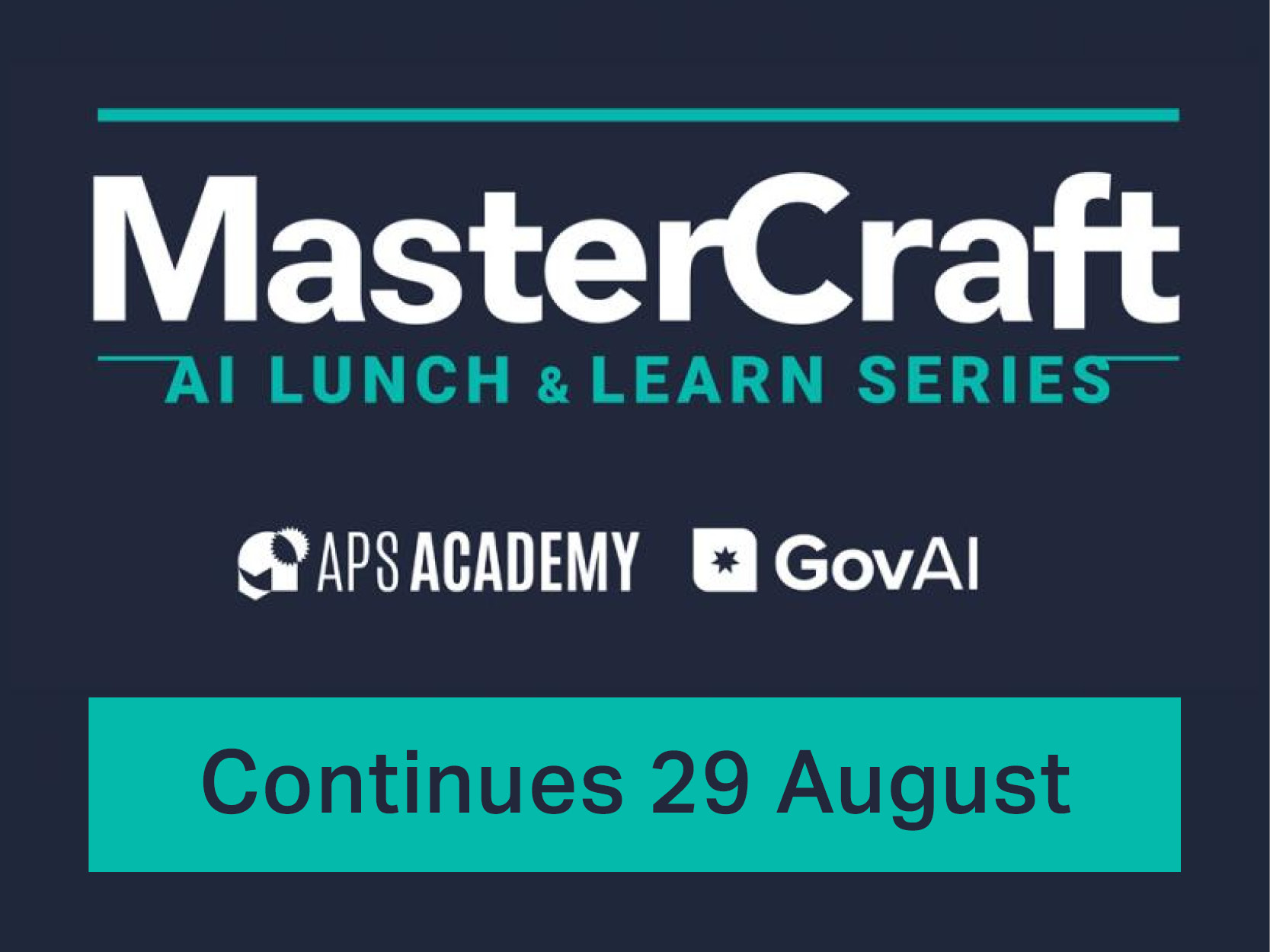 MasterCraft AI lunch & learn series