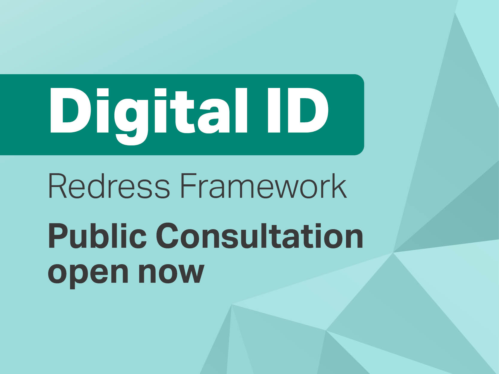 Digital ID redress framework public consultation open now