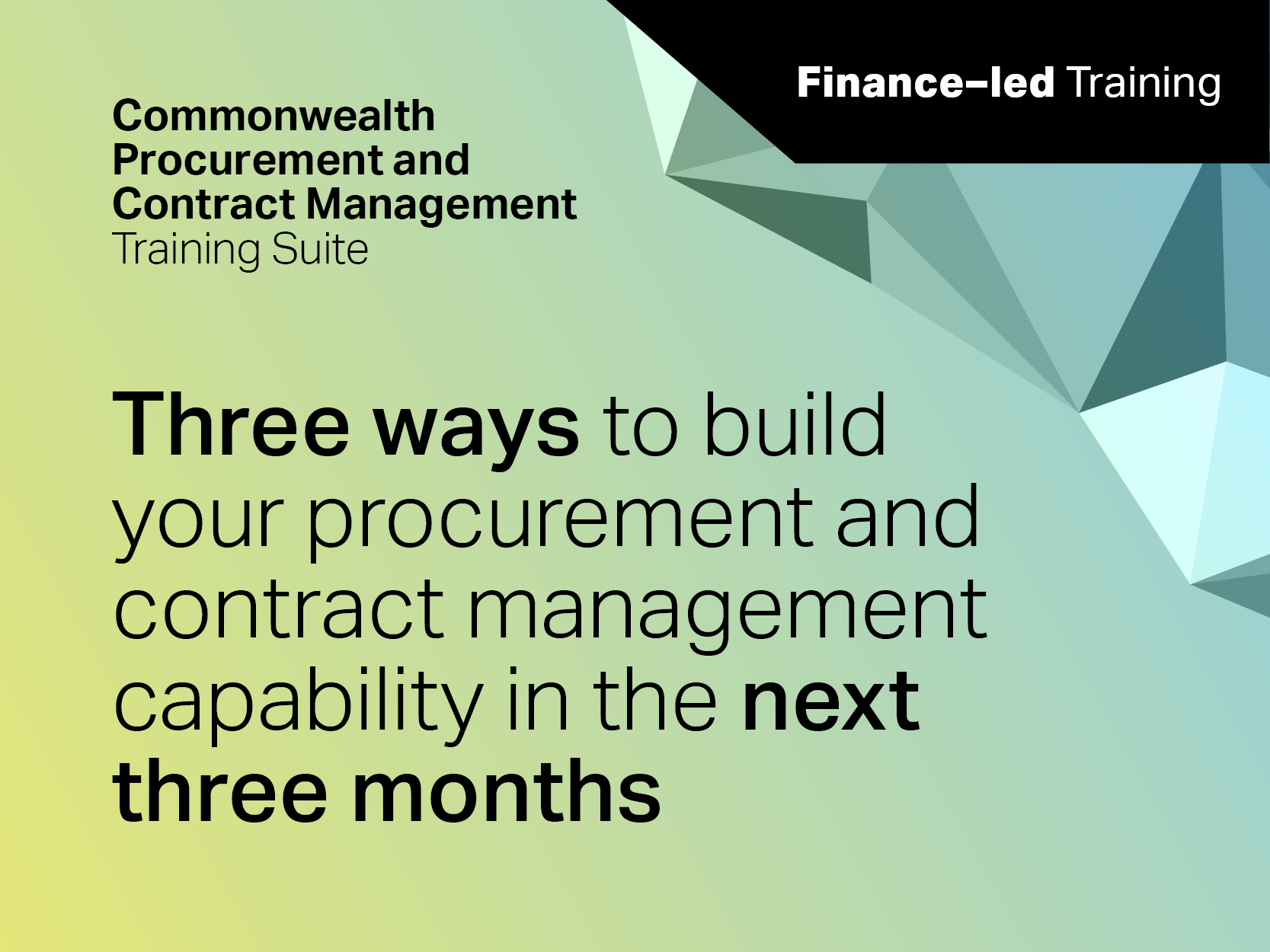 Procurement and Contract Management