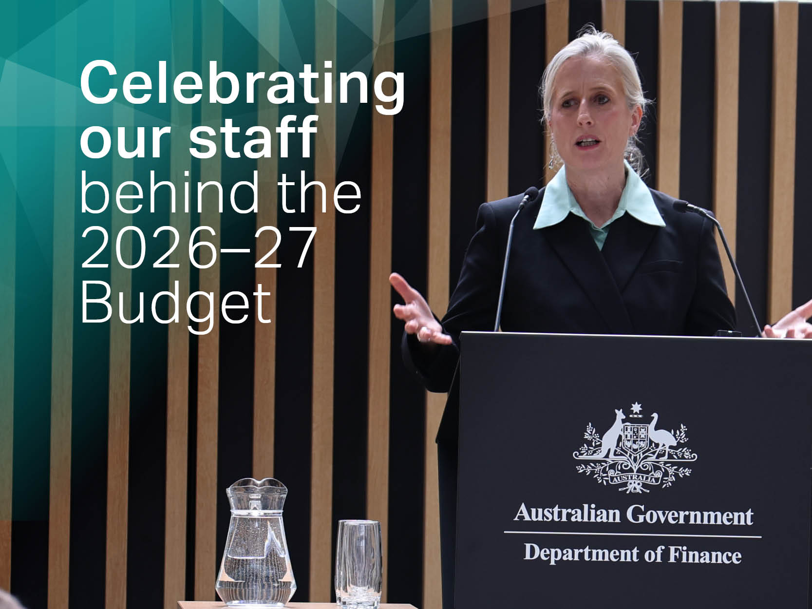 The Hon Katy Gallagher's speech at Finance