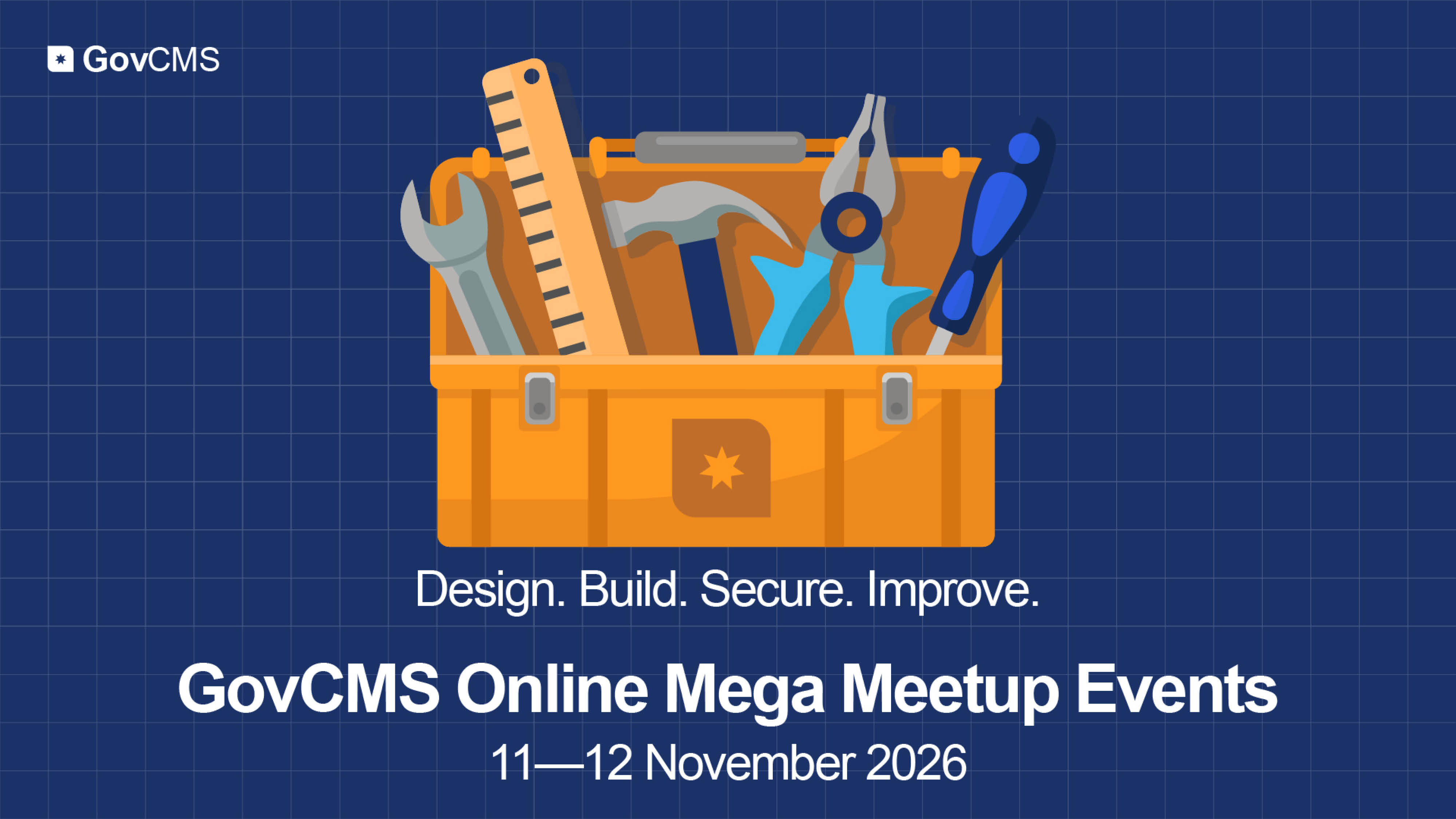 GovCMS online mega meetup events