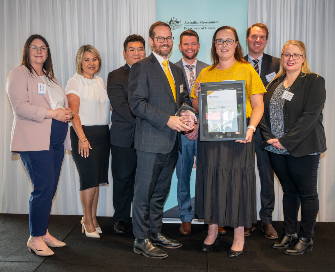 John Reid with the ATO Team