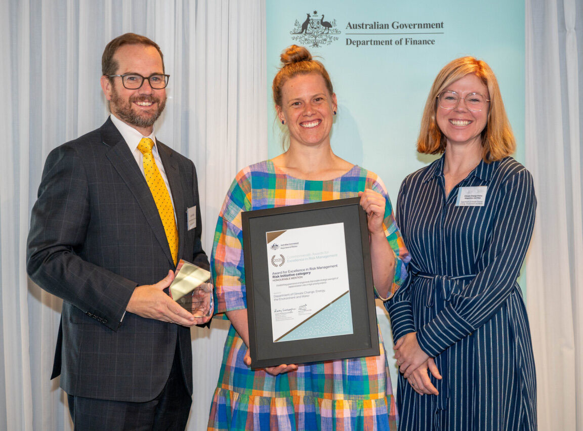 John Reid and the DCCEEW team