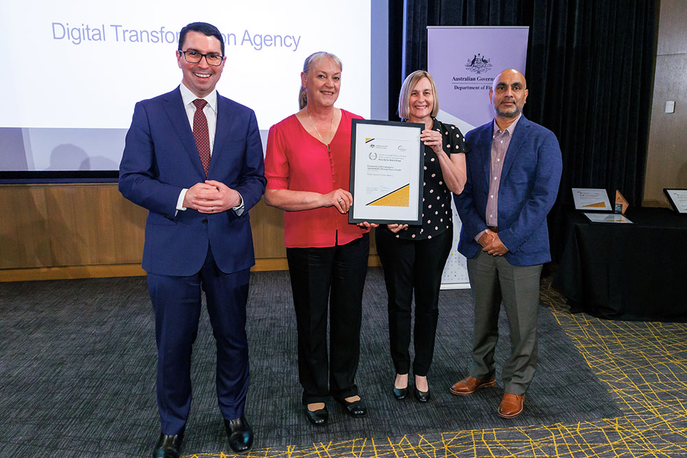 Photograph of the Encouraging Environmental Sustainability through Procurement Highly Commended award recipients
