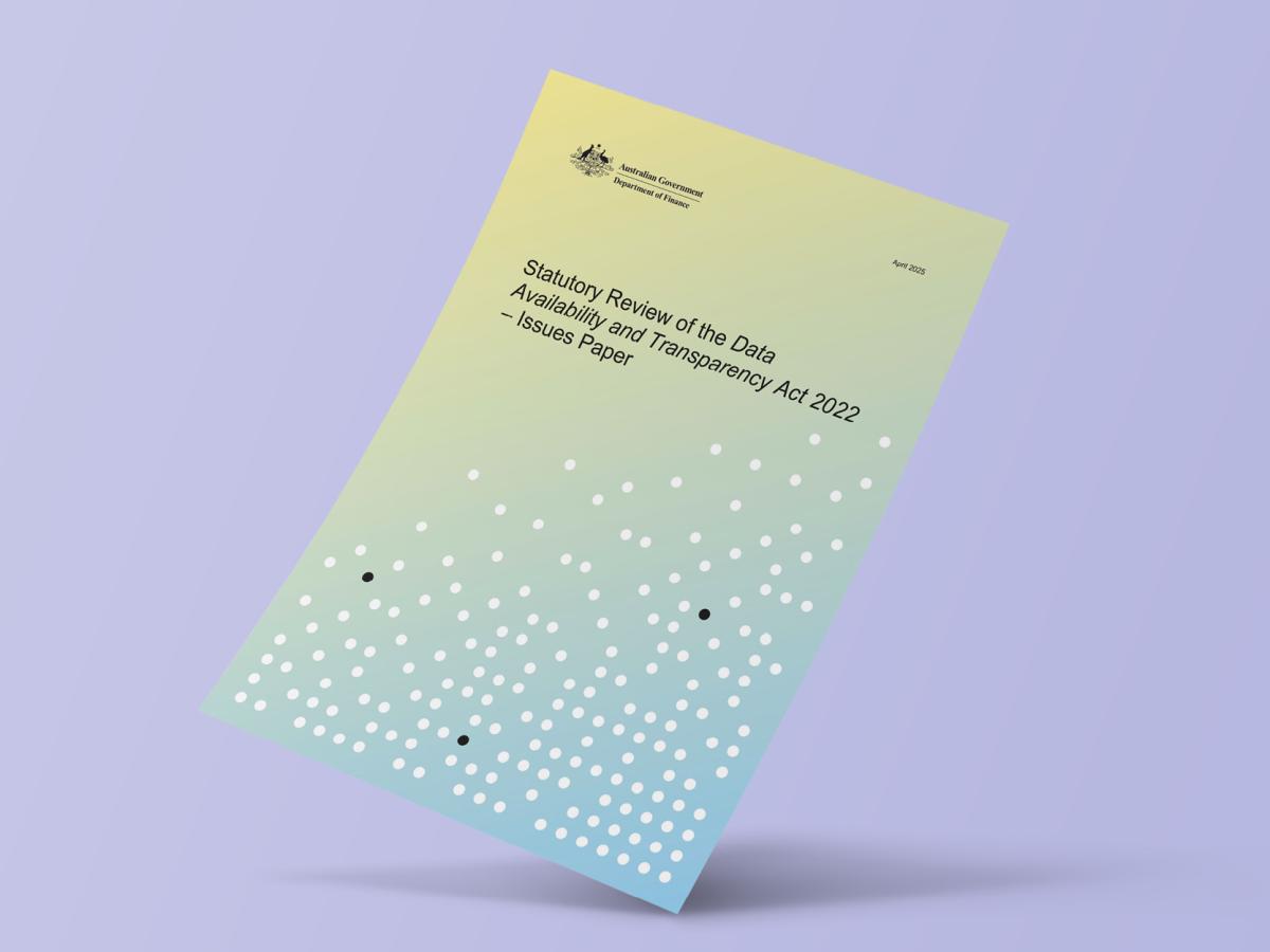 Statutory review data issues paper