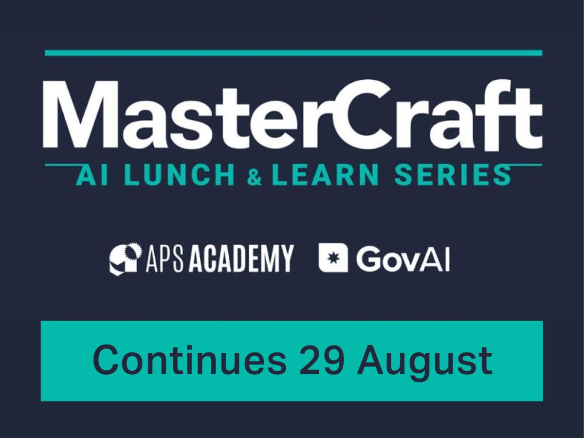 MasterCraft AI lunch & learn series