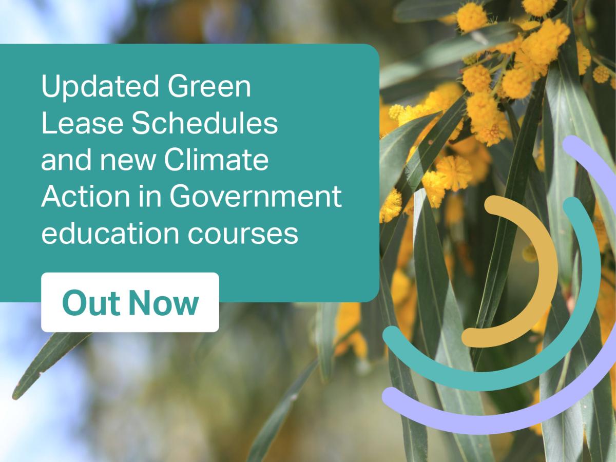 Advancing climate action in government operations