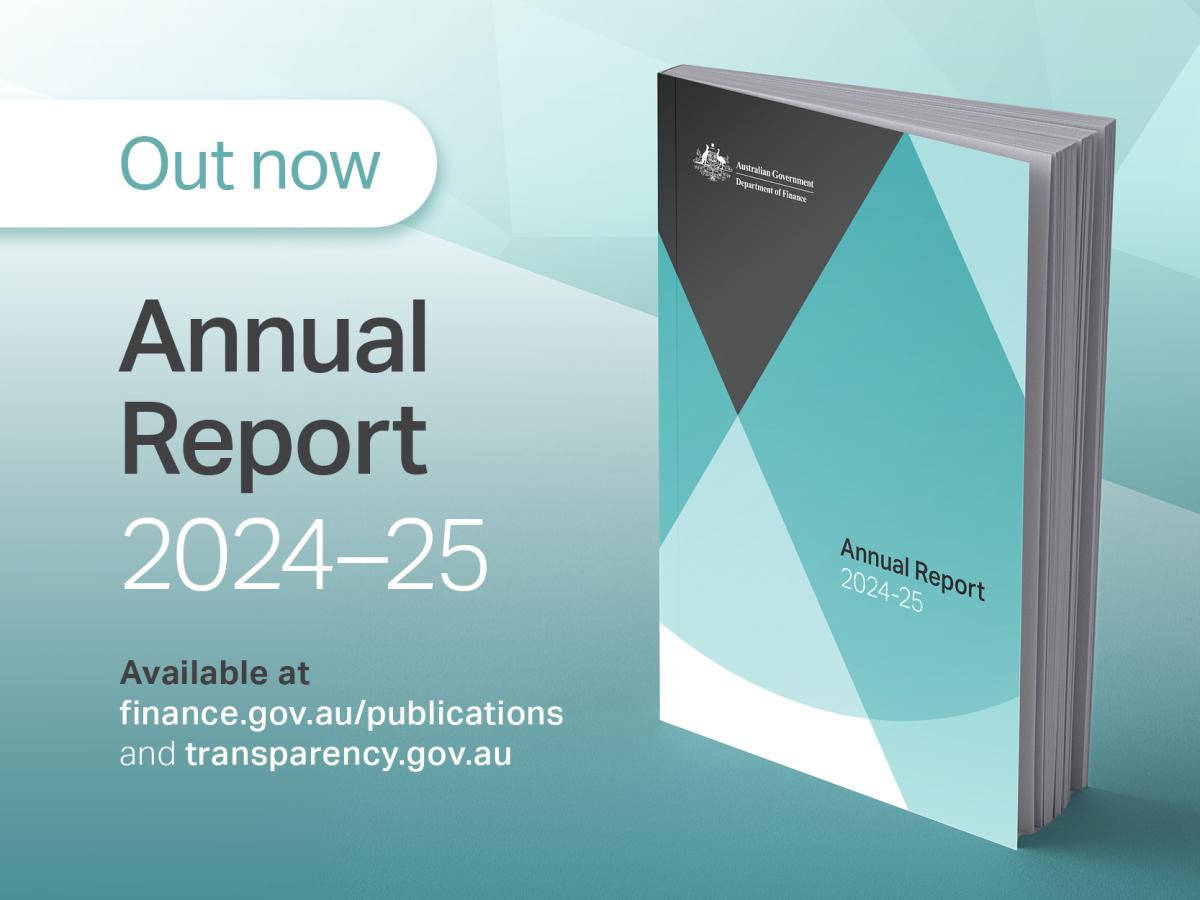 Image of the Department of Finance Annual Report 2024-25