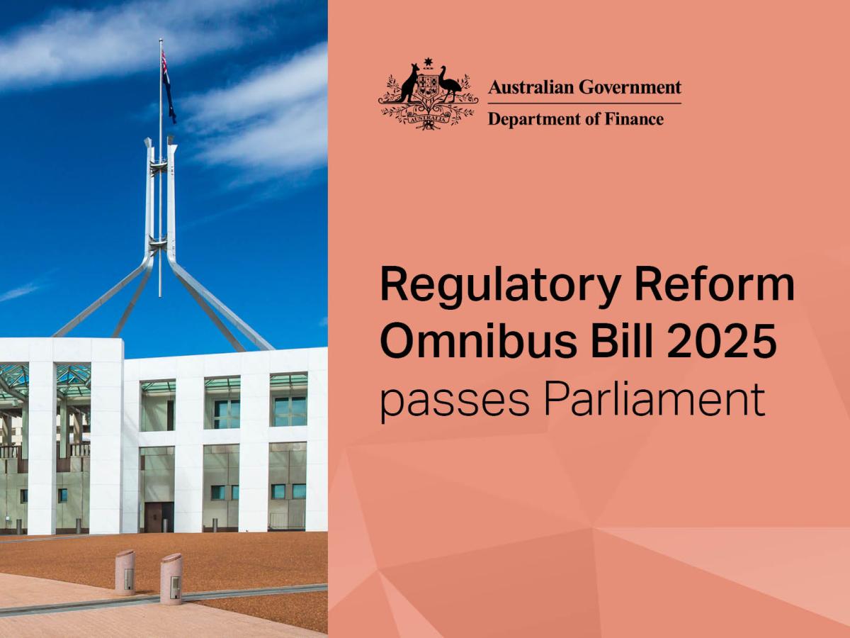 Regulatory reform omnibus bill 2025