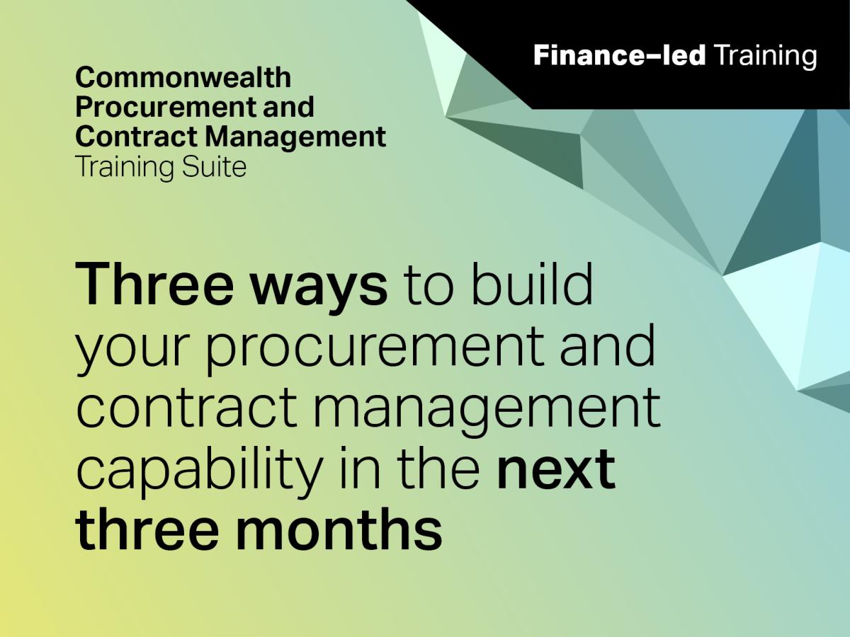 Procurement and Contract Management