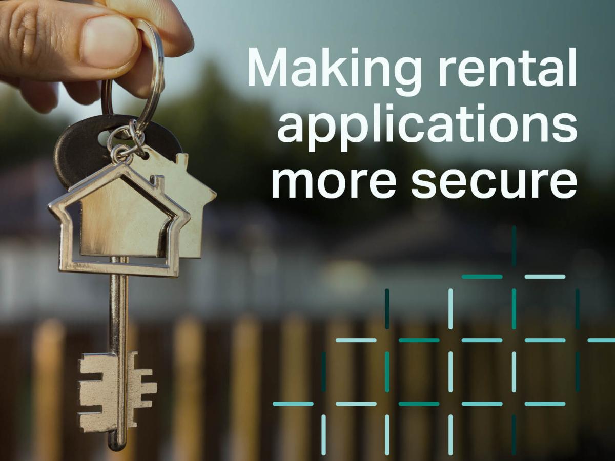 Making rental applications more secure