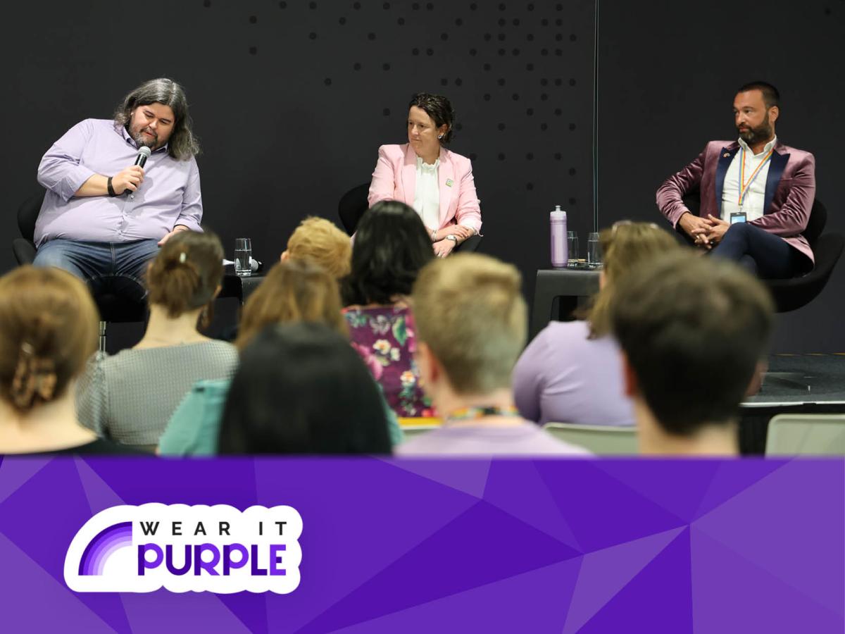 APS leaders panel for the  2026 Wear it purple day